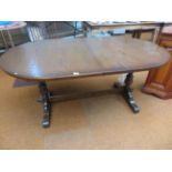 Old charm extending dining table