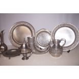 Collection of Norwegian pewter