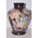 Cobridge vase by Rachel bishop boxed Height 25 cm