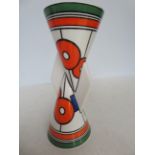 Wedgwood Clarice cliff Yo-Yo vase Height 23 cm