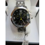 Gents Tissot divers chronograph wristwatch boxed