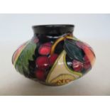 Moorcroft queens choice vase Height 8 cm