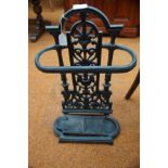 Cast iron umbrella stand