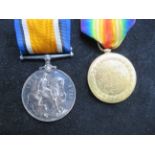 2 WWI medals, GNR.J.BAKER R.A 81022