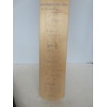 Signed Lancashire full size cricket bat 1994 toget