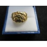 18ct Gold ring, Chester hallmark Size R Weight 5.4