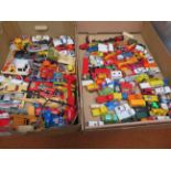 2 Large boxes of model vehicles