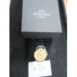 Gents Bisset sub dial wristwatch boxed