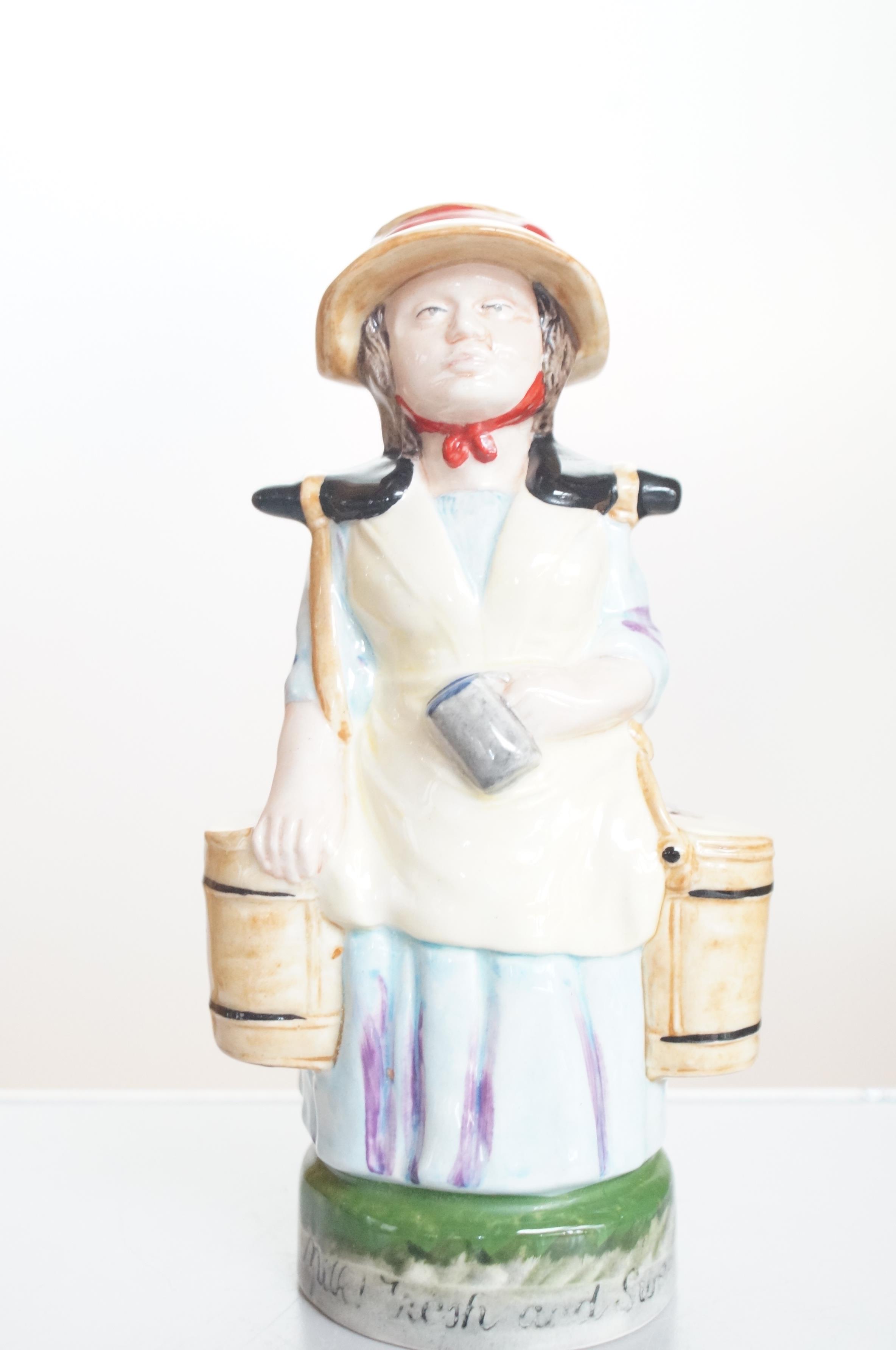 Lorna Bailey milkmaid toby jug signed by Lionel &