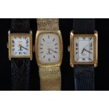 3x Vintage rotary wristwatches