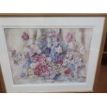 Phyllis Hibbert large still life original watercol