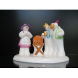 Coalport snowman limited edition tableau ''Having