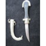 Asian silver dagger