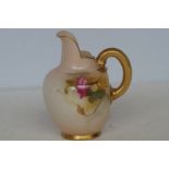 Royal Worcester 1049 hand painted jug signed E. Sp