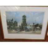 Limited edition print by John L Chapman 'Town gate