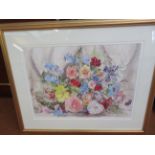 Phyllis Hibbert large still life original watercol