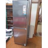 Raumatic stainless steel fridge freezer, in good c