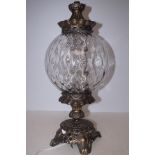 Unusual brass lamp Height 56 cm