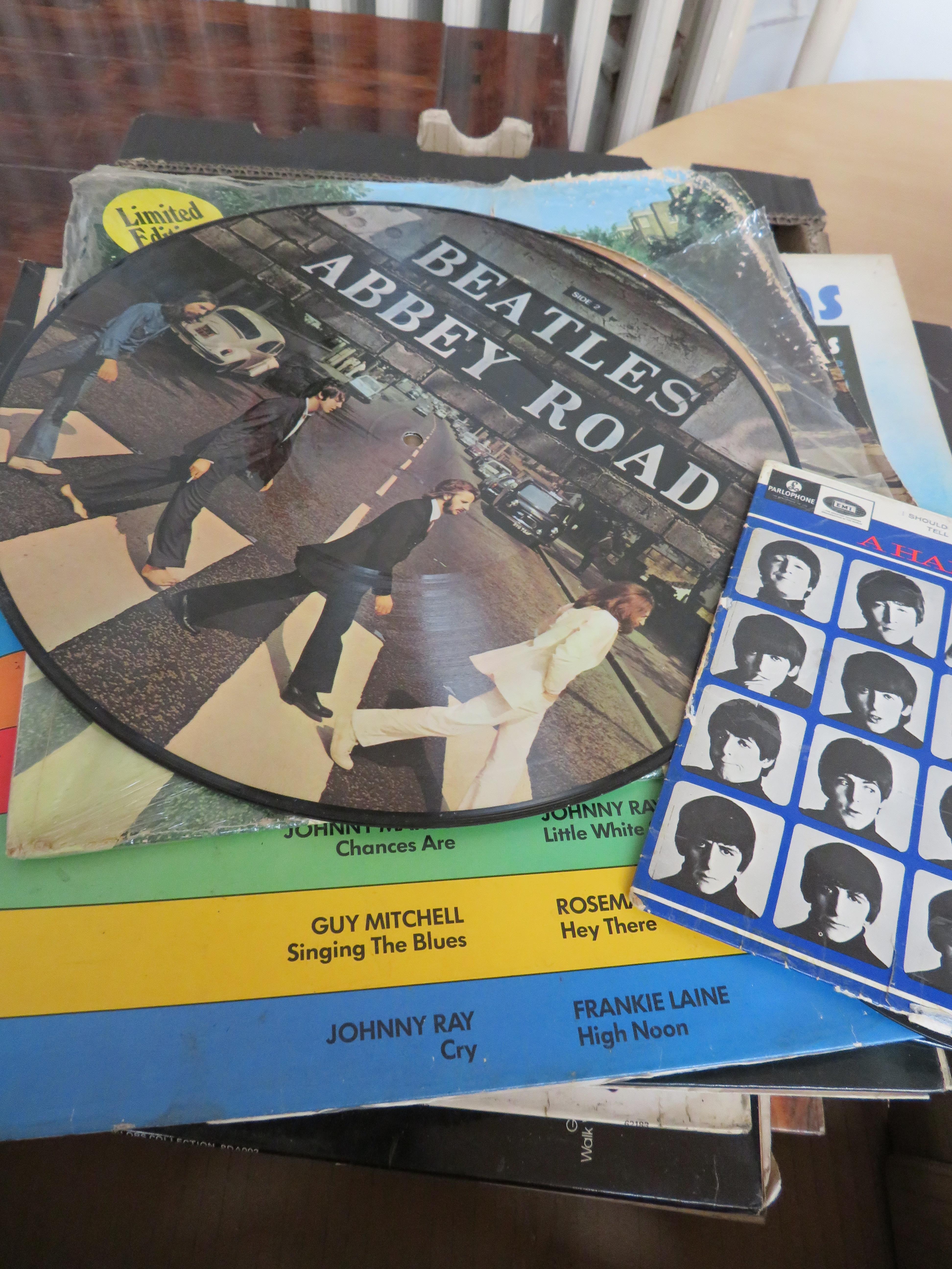 Collection of Lp's to include Abbey Road picture d