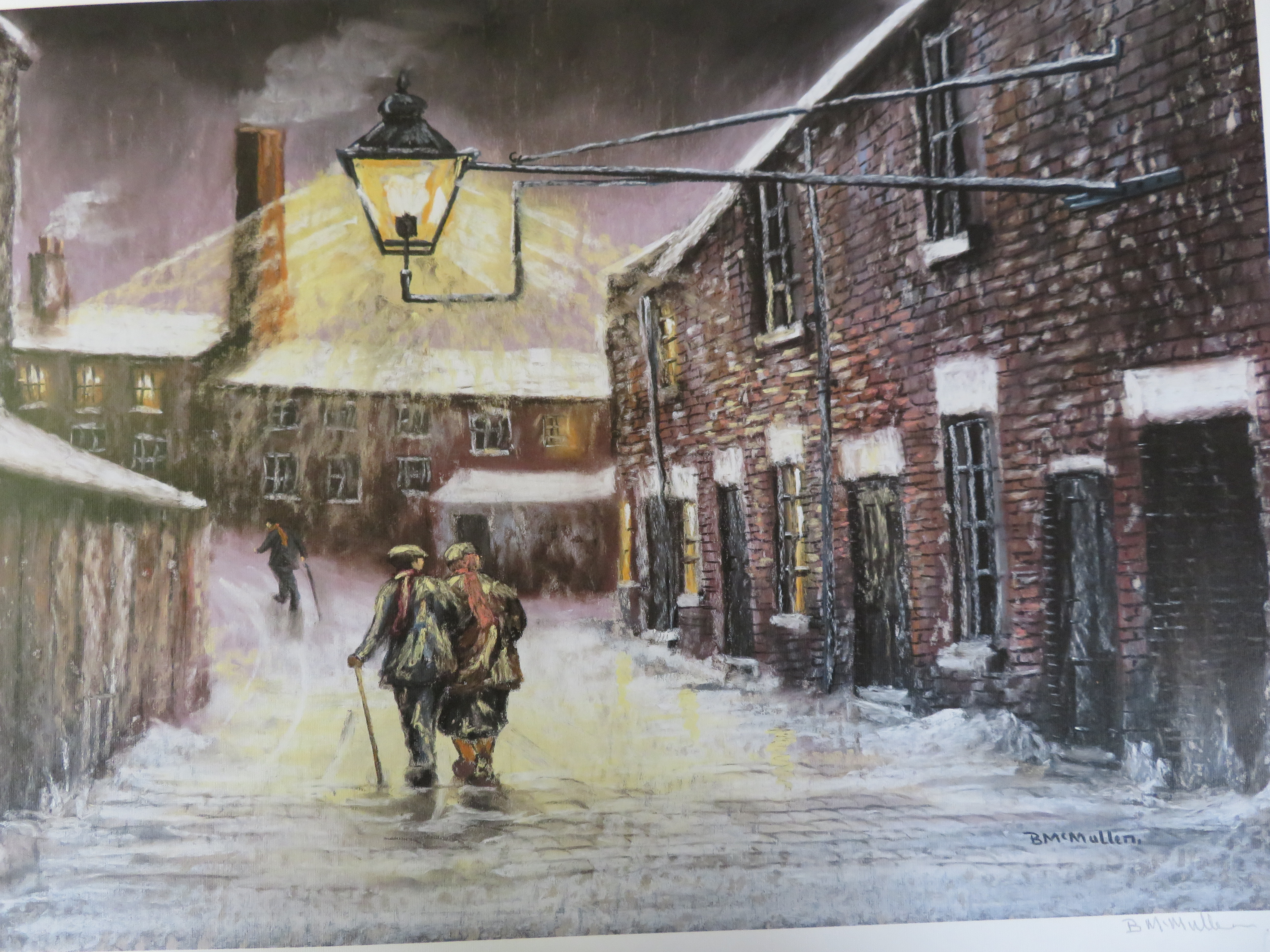 Bernard McMullen limited edition print with double