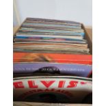 Large collection of LP records