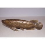 Bronze figure of a Koi carp 28 cm