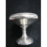 Silver footed dish Height 9 cm