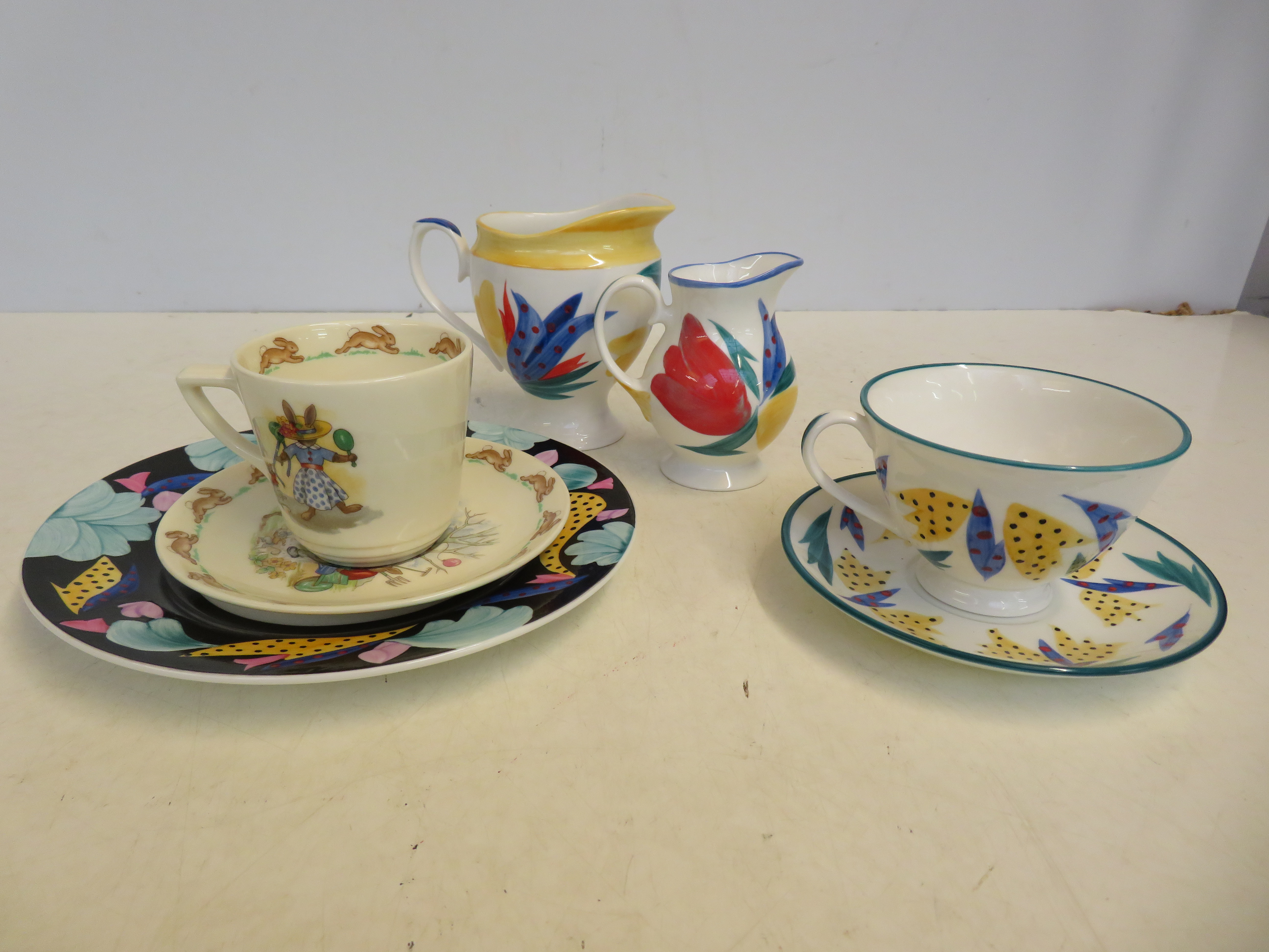 Collection of Margaret Forde pottery together with