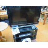 Sony 40 inch TV with DVD player & stand
