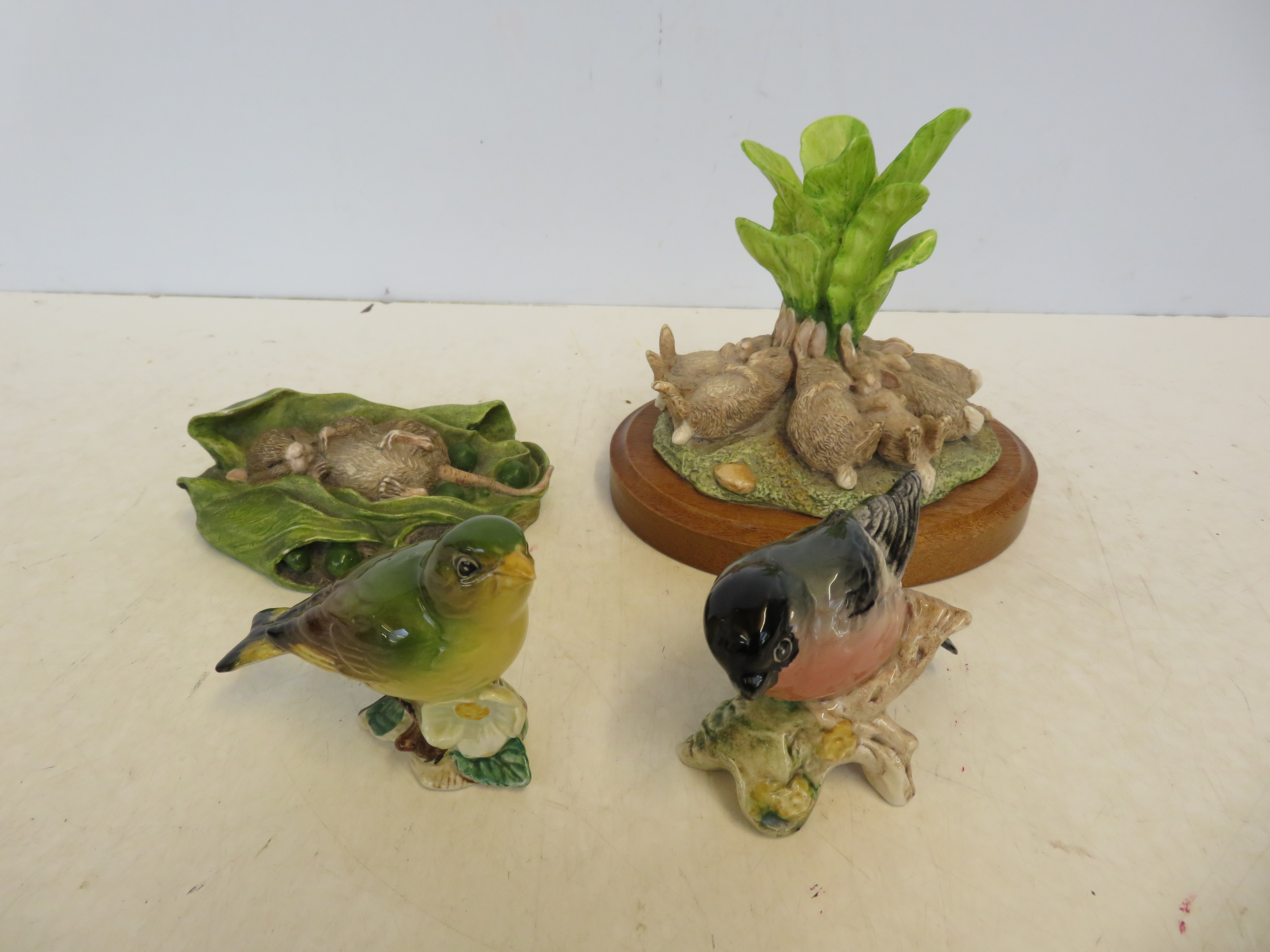 Beswick Beatrix potter figures x2 together with 2