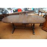Old charm style extending dining table