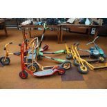 Collection of ex school toys x10 scooters