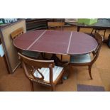 Extending table & 4 chairs