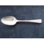 Silver spoon dated 1782, maker John Mcferlan with