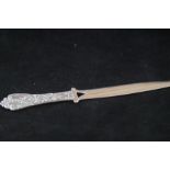 Silver 800 letter opener