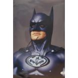 George Clooney Batman autograph coa from vsautogra