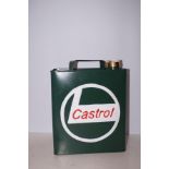 Green castrol petrol can