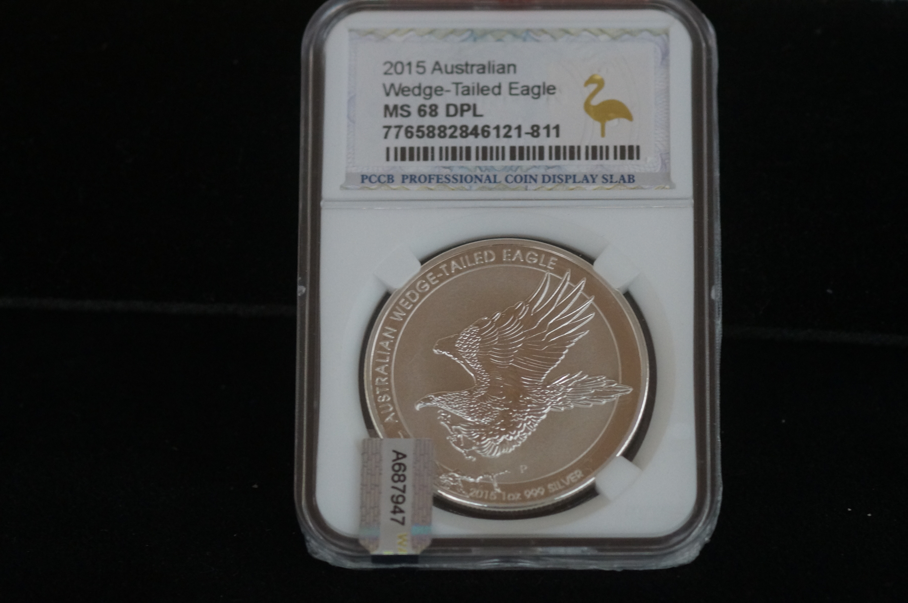 PCCB certified 2015 Wedge tailed eagle silver coin