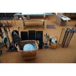 Good collection of log buckets, log basket & other