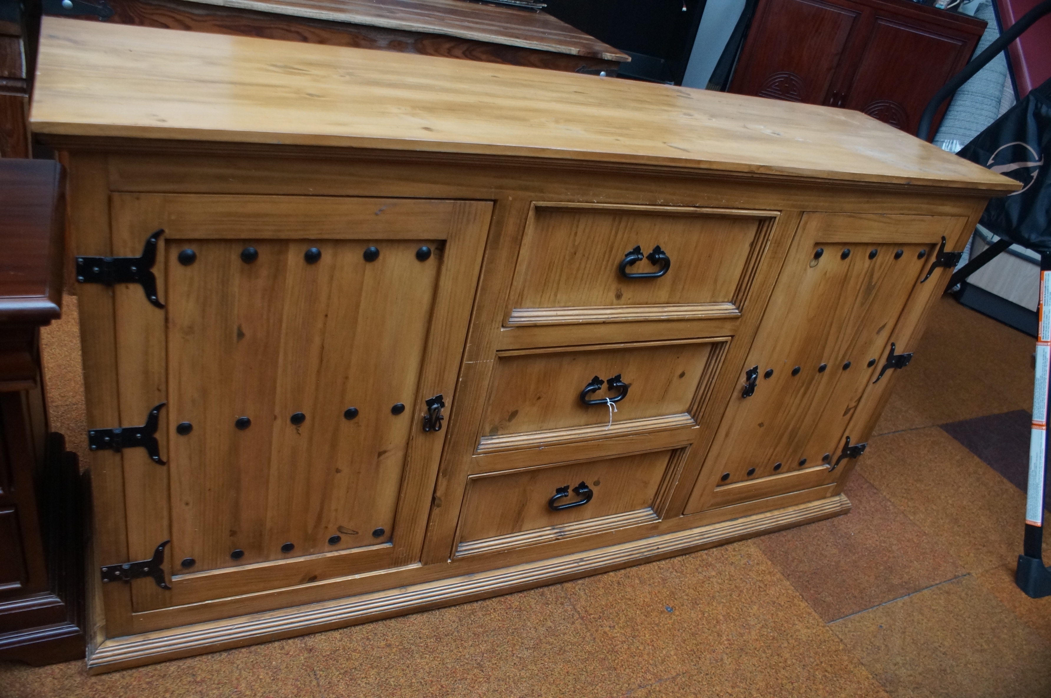 Good quality pine dresser 66 inches