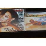Rihanna & Britney spears autographs with coas