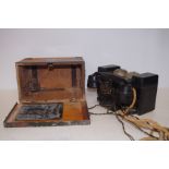 Military WWII field telephone Set F