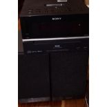 Sony dab HI-FI system with CD player & dock centre