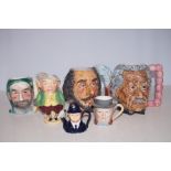 Collection of Staffordshire Toby jugs to include B