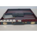 Backgammon set & 1 other electrical game