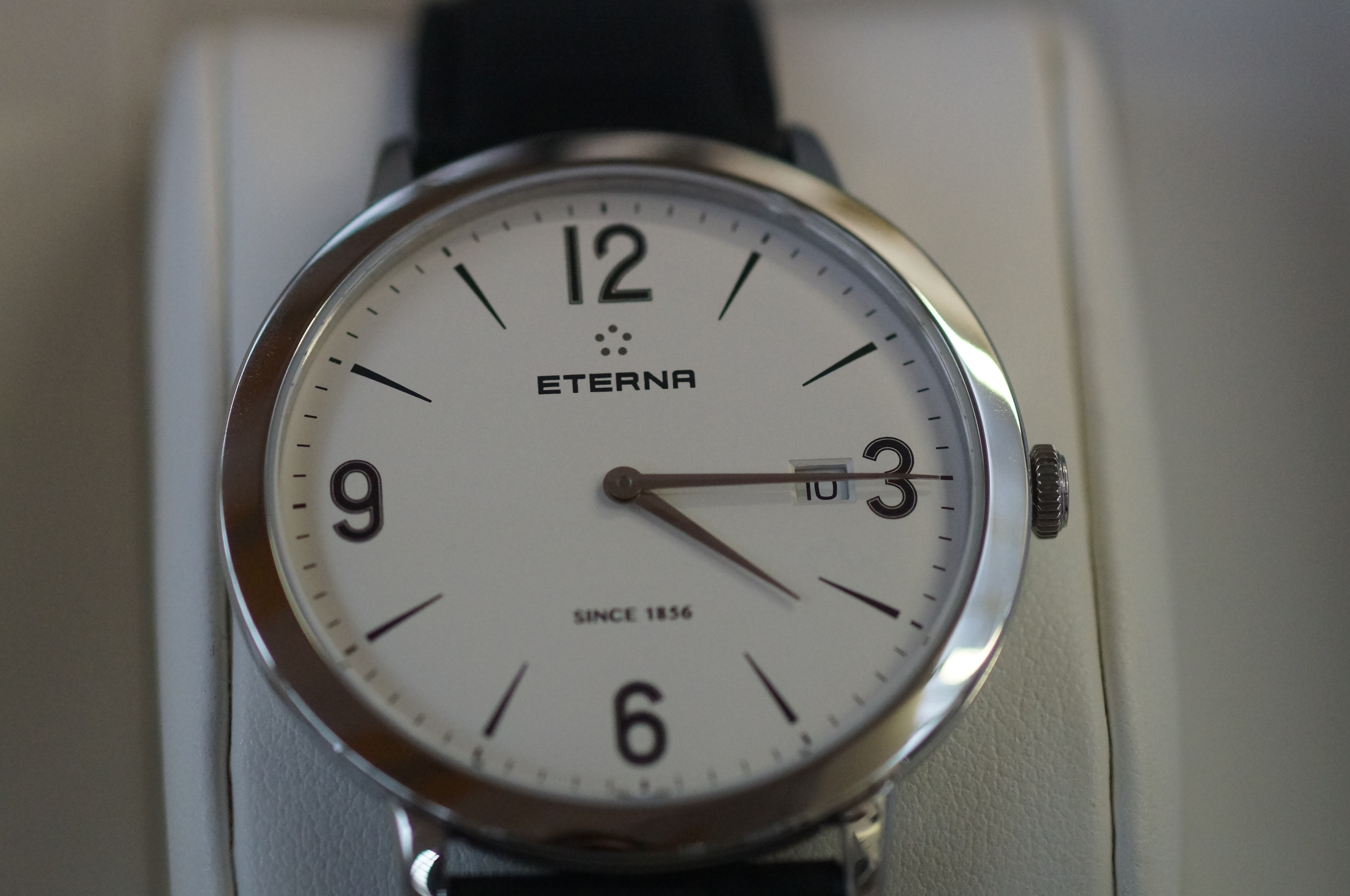 Gents Eterna calendar wristwatch as new