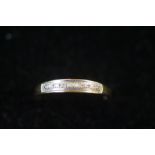 9ct Gold diamond ring