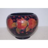 Moorcroft pomegranate vase, nibble to rim-see images Height 18 cm