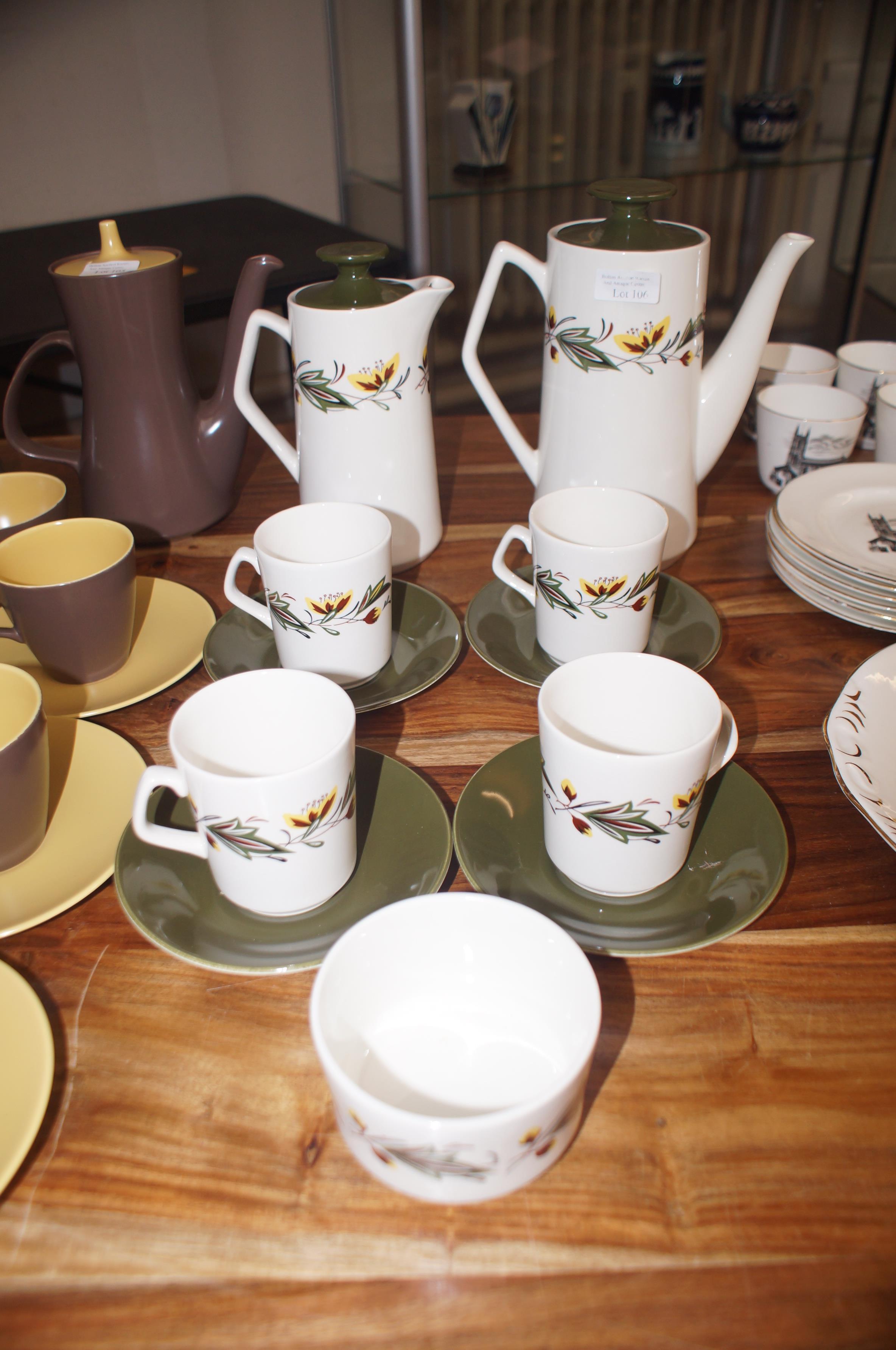 Beswick Berona tea/coffee set (Small teapot A/F) - Image 2 of 2