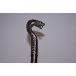 Cobra head walking stick